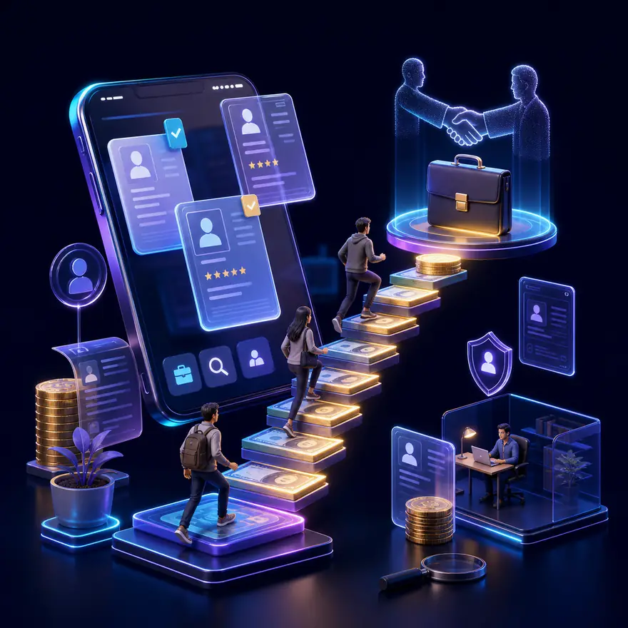 Job & Earning Portals — service by Wafa Smart Tech