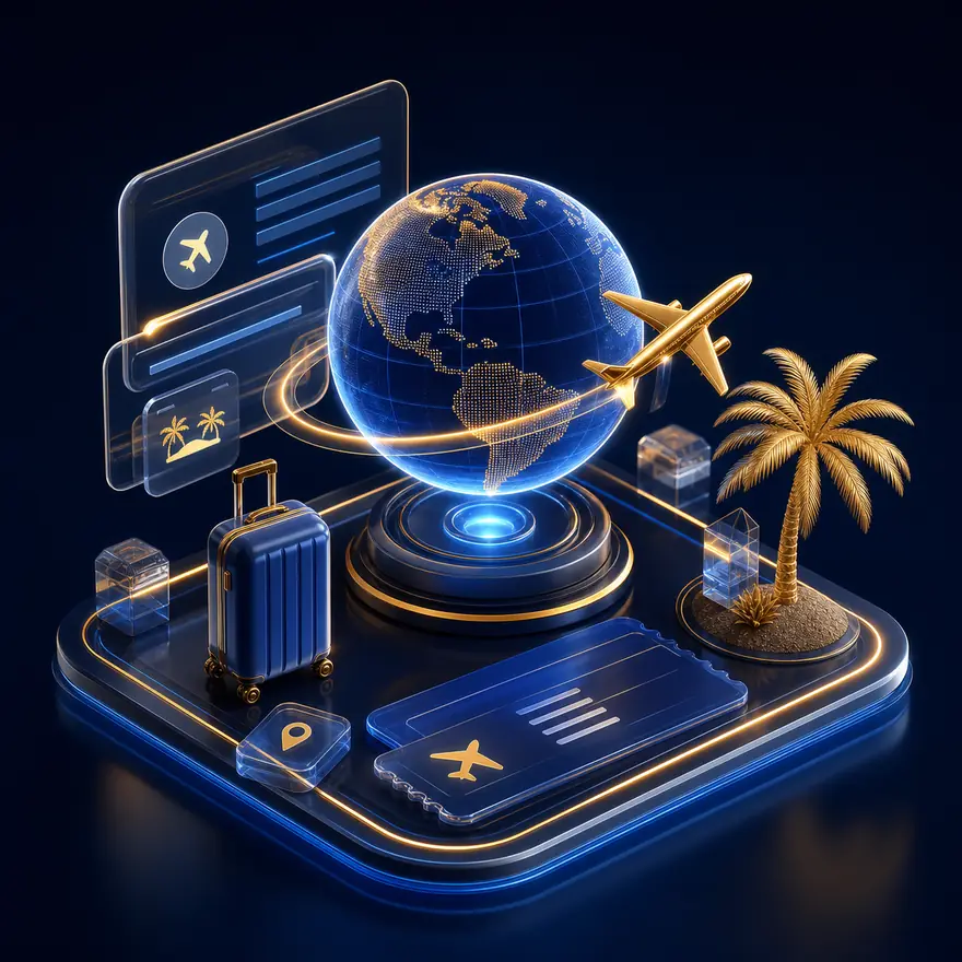 Travel Agency Website & Booking — service by Wafa Smart Tech